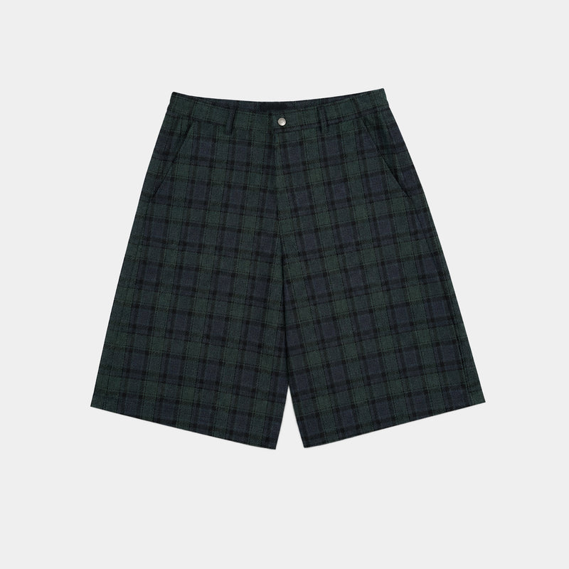 BLUE/GREEN CHECKERED JORT
