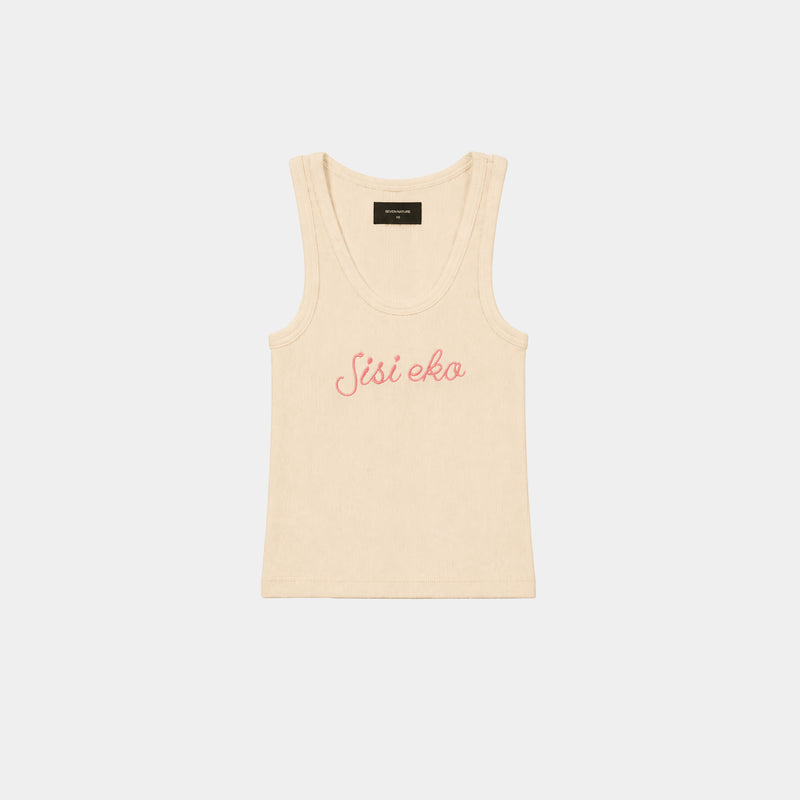 OffWhite Sisi Eko Tank (Pink)