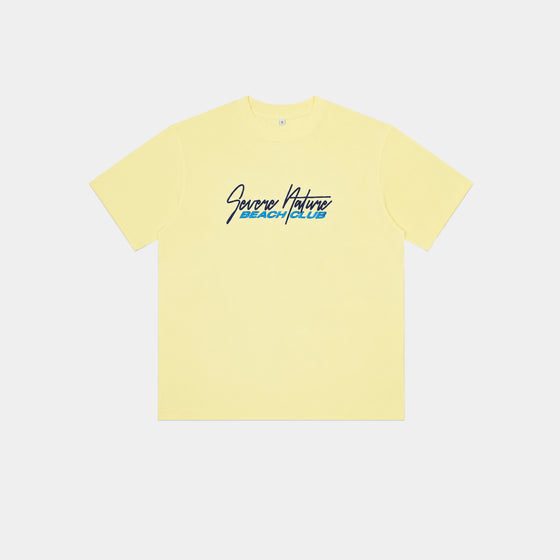 YELLOW BEACH CLUB T-SHIRT