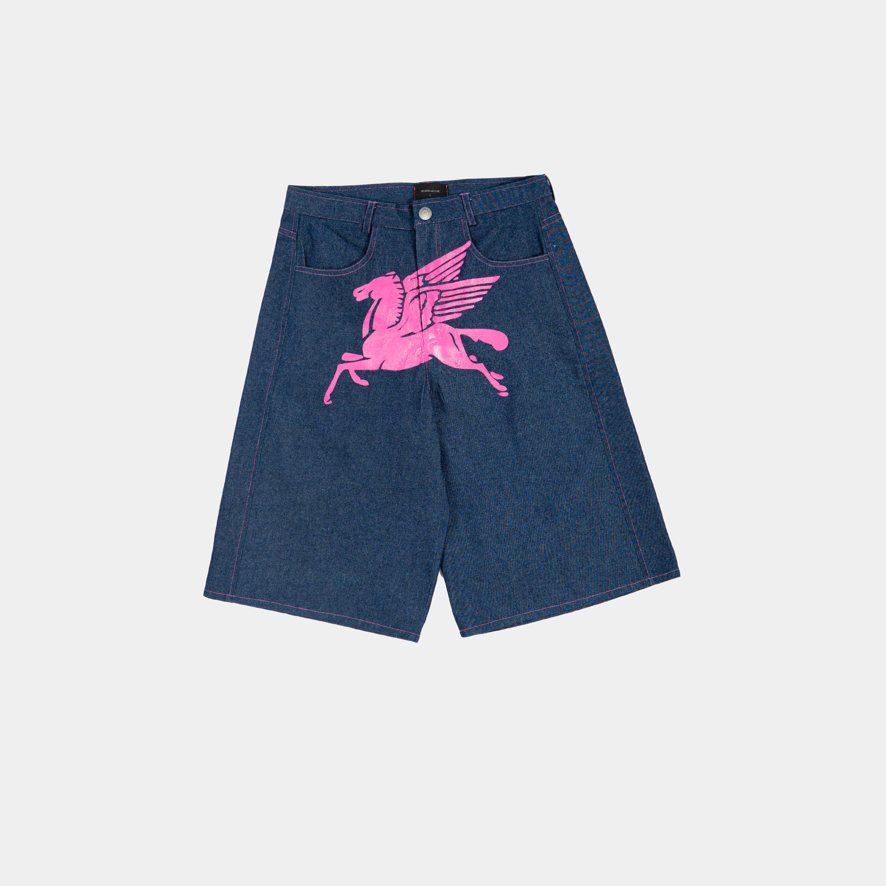 Pink Extended Pegasus Jorts