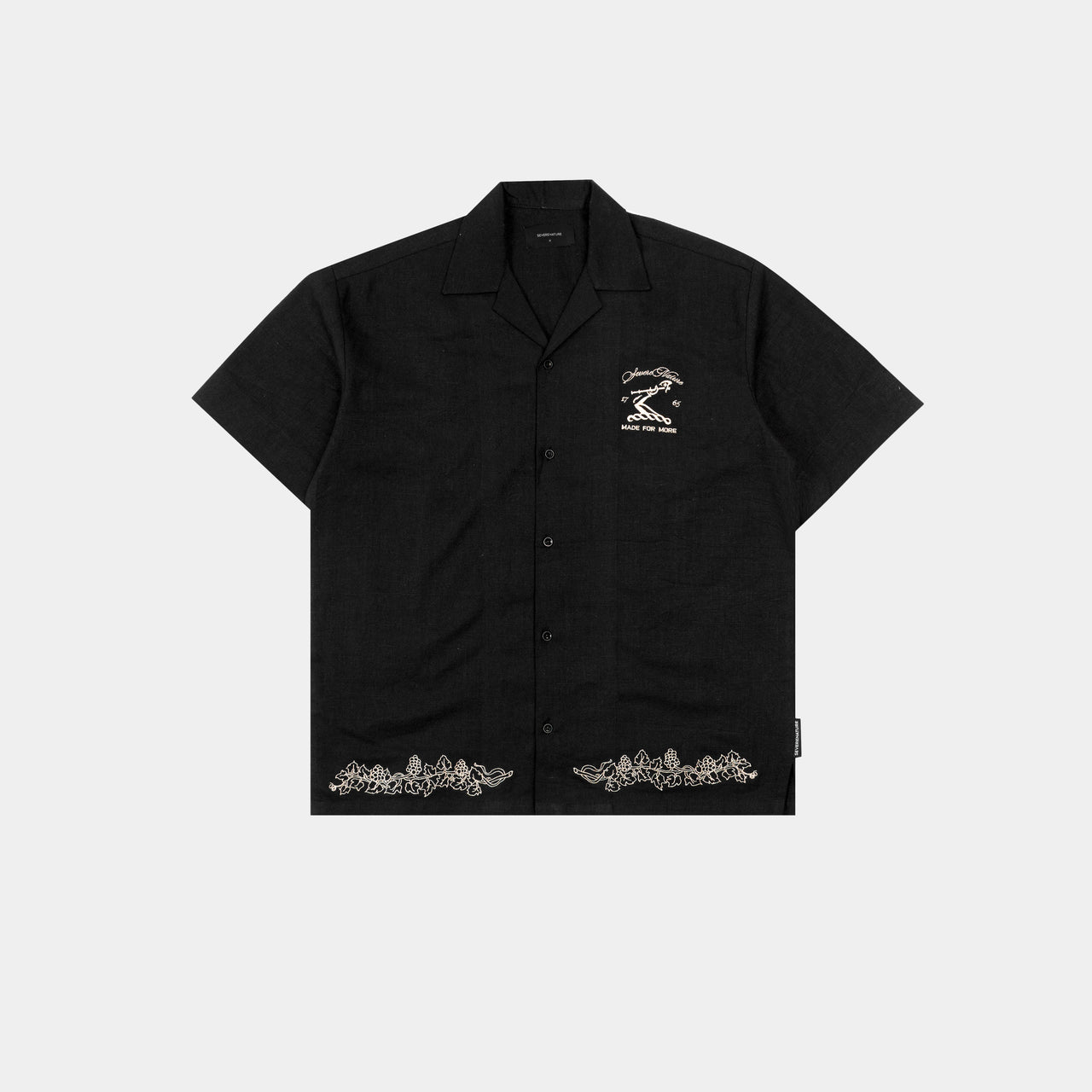 Severenature x Hennessy Black Linen Button-down shirt