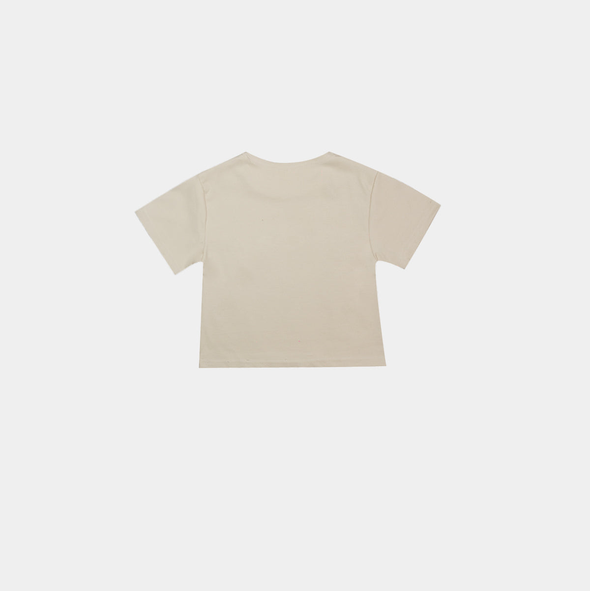 Cream Fearless crop top