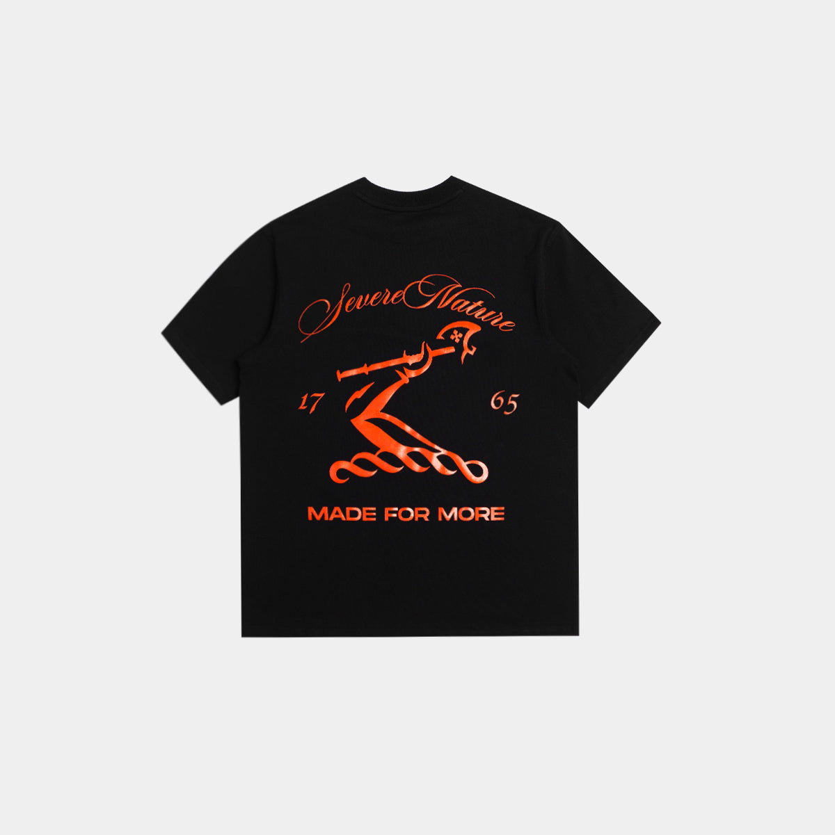 BLACK RED HENNESSY LOGO  T-SHIRT