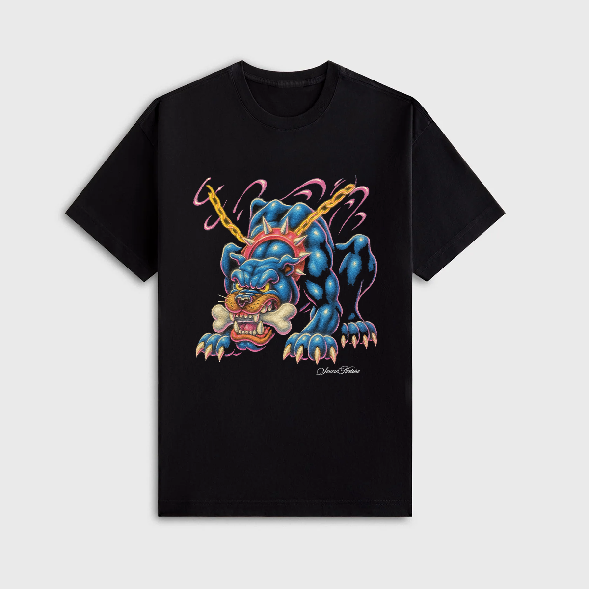 Black Severe Graphic T-shirt