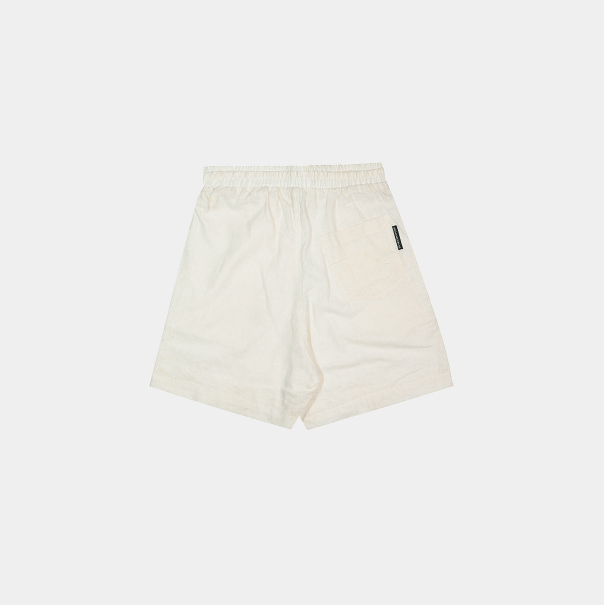 Cream Linen Shorts
