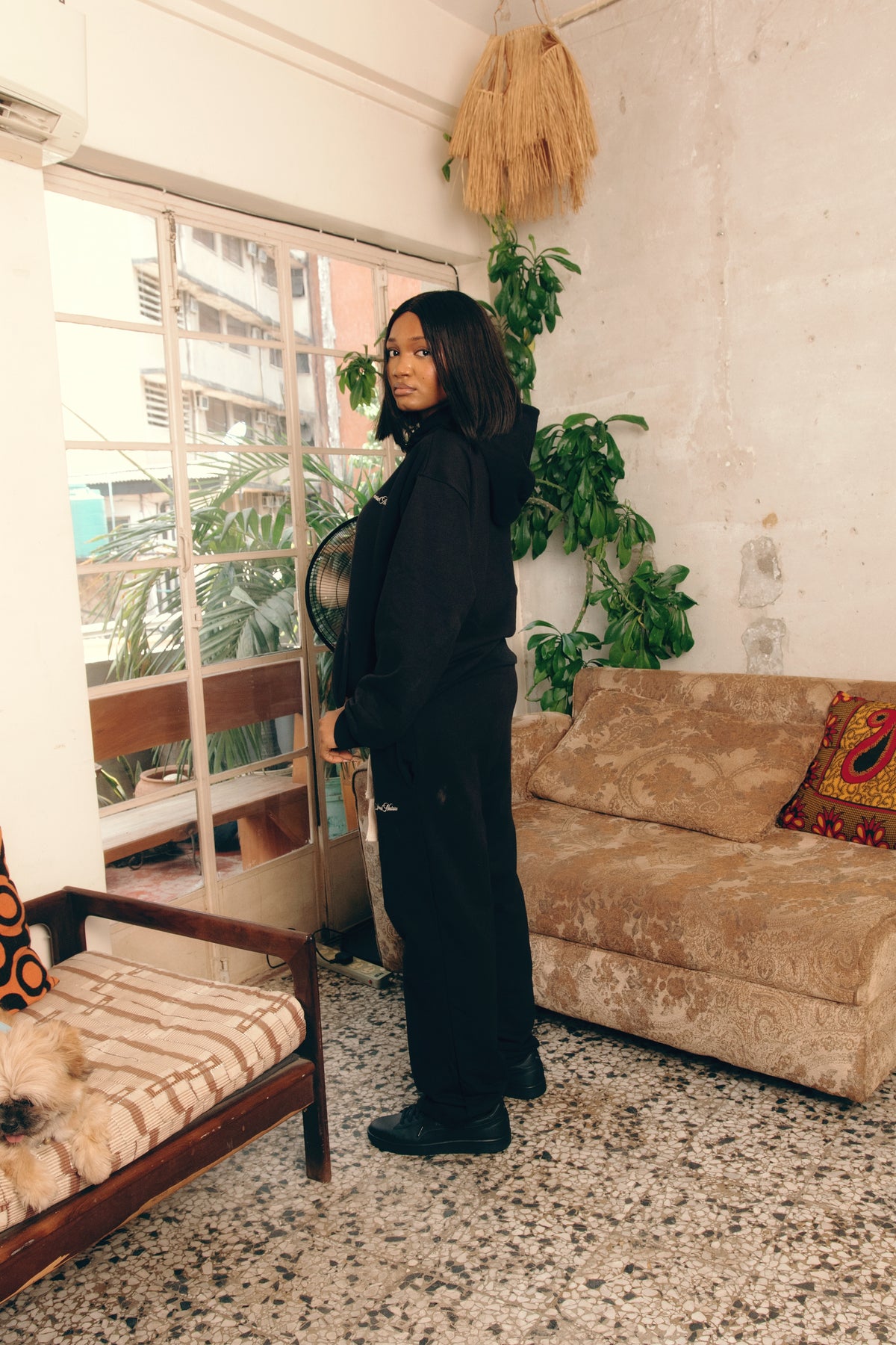 Heavyweight Neutral Black Sweatpants