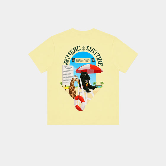 YELLOW BEACH CLUB T-SHIRT