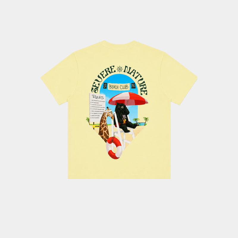 YELLOW BEACH CLUB T-SHIRT