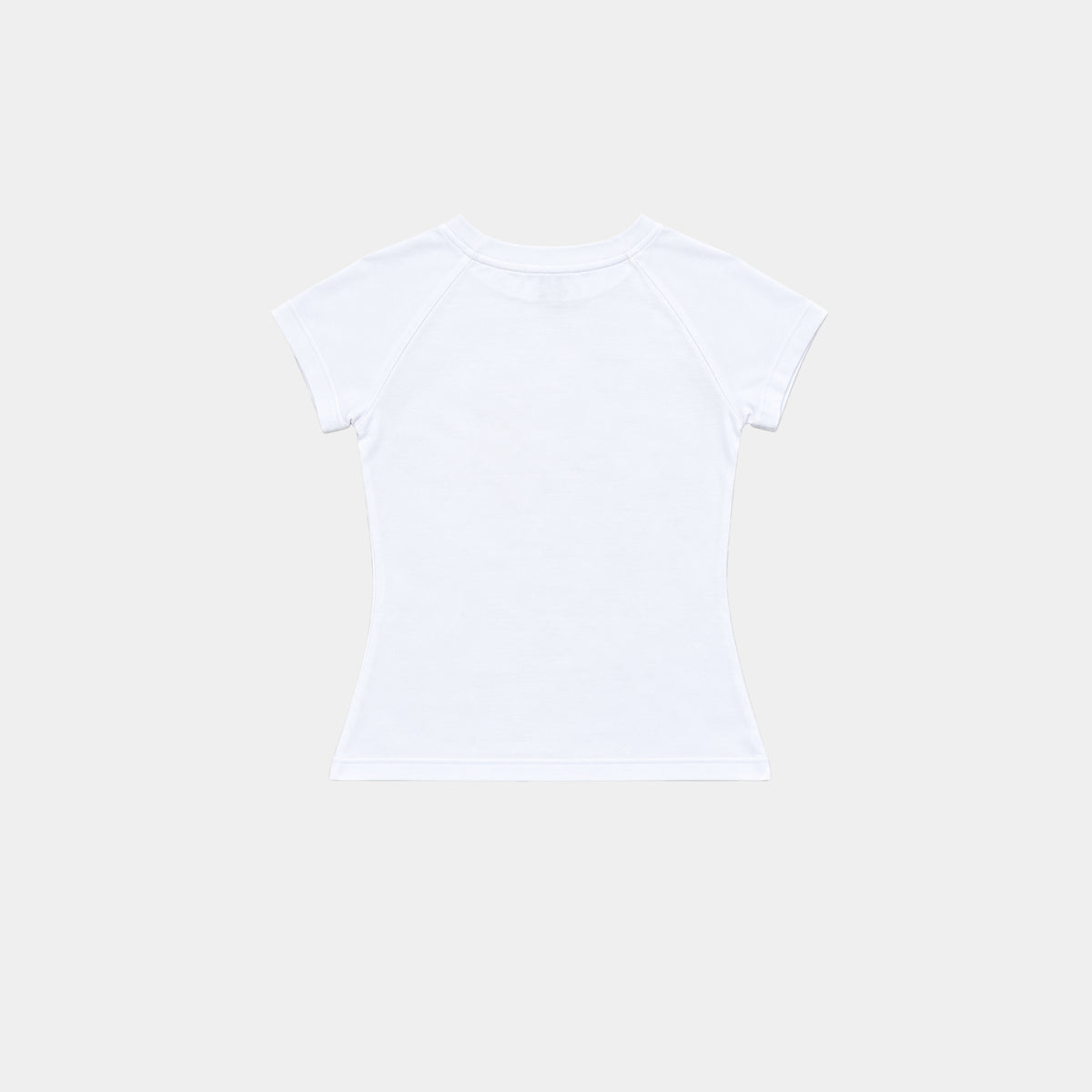 WHITE MASCOT BABY TEE