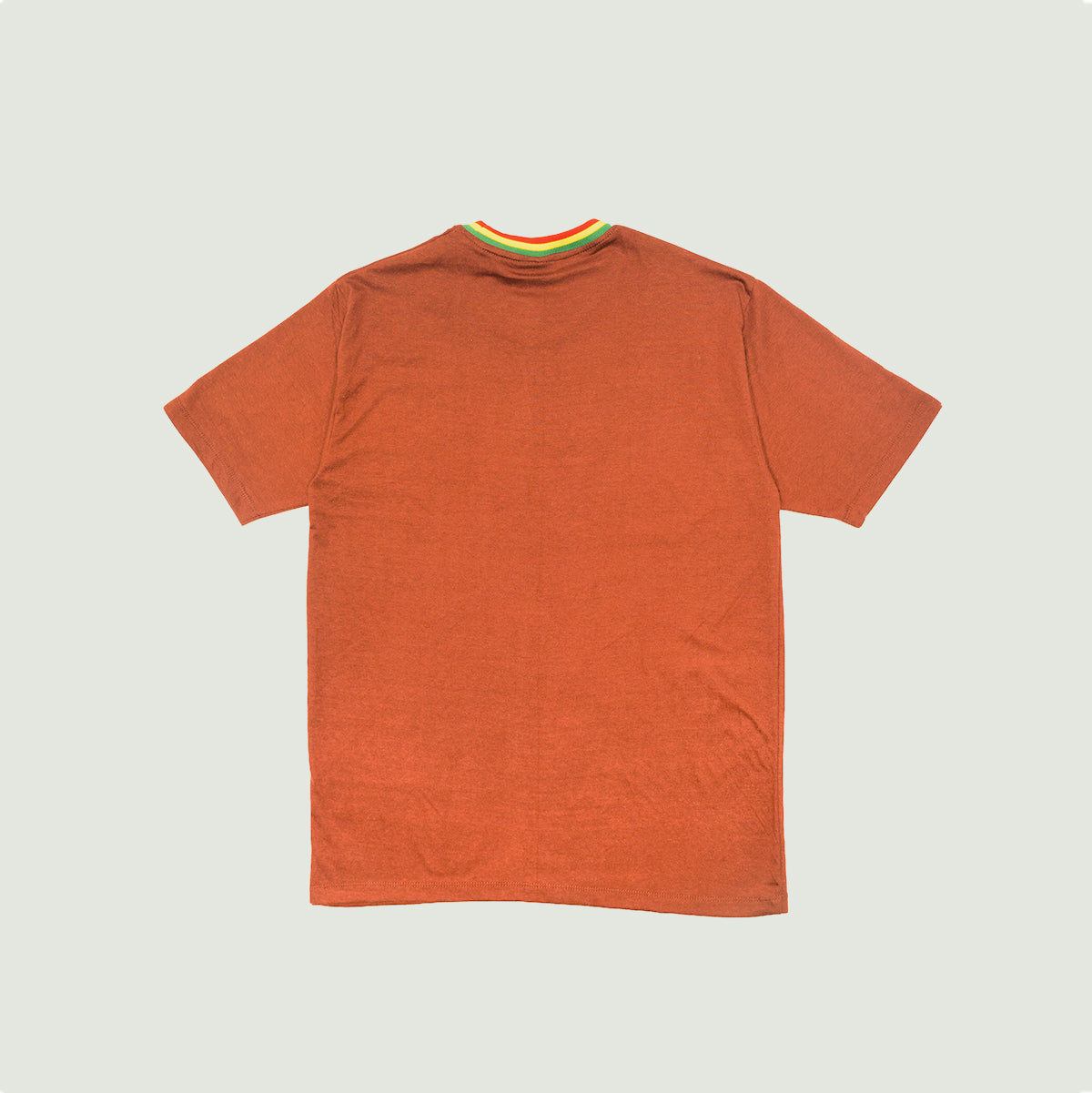 Bushman Figure Brown colored collar tee